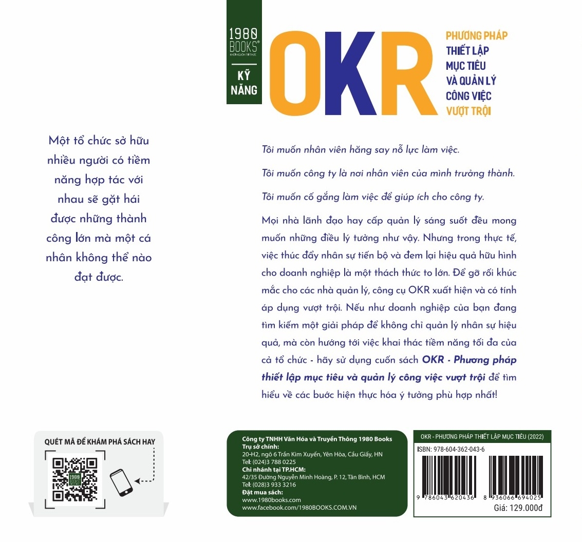 OKR - Phương Pháp Thiết Lập Mục Tiêu Và Quản Lý Công Việc Vượt Trội (Tái Bản) PDF