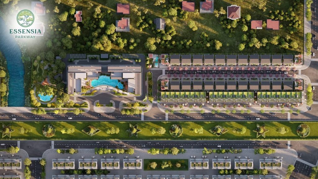 Essensia Parkway - Biệt thự sở hữu tiện ích chăm sóc sức khỏe 4 nhà phố essensia parkway